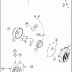 2021 KTM 500 XCF-W Engine Система зажигания