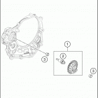 2021 KTM 500 XCF-W Engine Балансирный вал