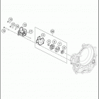 2021 KTM 450 SX-F Engine Водяной насос