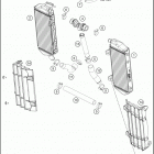2021 KTM 125 XC Engine Система охлаждения