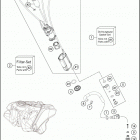 2021 KTM 450 SX-F Chassis Топливный насос
