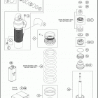 2021 KTM 300 XC-W TPI Chassis Амортизатор в разборе