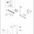 2021 KTM 150 XC-W TPI Chassis Панель приборов
