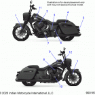 SPRINGFIELD DARK HORSE (N21TJDBB/TJDDB) Body, emblems and decals - n21tjdbb  /  n21tjddb (...