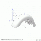 CHIEFTAIN STANDARD 111 (N21TCBAA) Body, fender, front - n21tcbaa all options (201198...