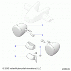 CHIEFTAIN STANDARD 111 (N21TCBAA) Electrical, turn signals, rear  /  rear lighting -...