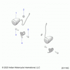 SPRINGFIELD DARK HORSE (N21TJDBB/TJDDB) Electrical, turn signals, front - n21tjdbb  /  n21...