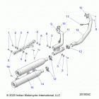 SCOUT 1200 ALL OPTIONS (N21MSA00/MSB00) Engine, exhaust asm. - n21msa00  /  msb00 (intl on...