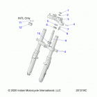 SCOUT BOBBER SIXTY ALL OPTIONS (N21MTA11/MTB11) Steering, upper and lower clamps - n21mta11  /  mt...