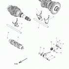 SCOUT SIXTY ALL OPTIONS (N20MSA11/MSB11) Drive train, shift forks and drum - n20tjdbb all o...