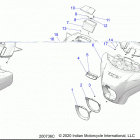 CHIEFTAIN STANDARD 111 (N21TCBAA) Body, fairing asm 1 - n21tcbaa all options (200736...