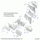 CHALLENGER DARK HORSE (N21LCDRR) Body, side  /  rear covers - n21lcdrr all options ...