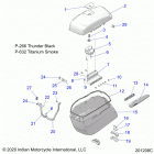 CHALLENGER STANDARD (N21LCBRR) Body, saddlebag asm. - n21lcbrr all options (20120...