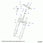 CHIEFTAIN STANDARD 111 (N21TCBAA) Steering, upper and lower clamps - n21tcbaa all op...