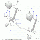 SPRINGFIELD 116 (N21THABB) Electrical, light bar and turn signal, front - n21...