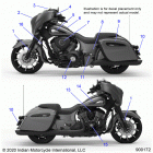 CHIEFTAIN DARK HORSE (N21TCDBB) Body, emblems  /  decals - n21tcdbb all options (9...