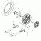 SCOUT 1200 ALL OPTIONS (N21MSA00/MSB00) Wheel, rear - n21msa00  /  msb00 all options (2009...