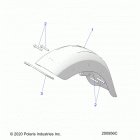 SCOUT 1200 ALL OPTIONS (N21MSA00/MSB00) Body, fender, front - n21msa00  /  msb00 all optio...