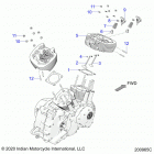 CHIEFTAIN STANDARD 111 (N21TCBAA) Engine, cylinder head asm. - n21tcbaa all options ...
