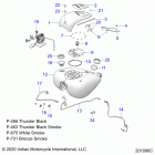 ROADMASTER DARK HORSE (N21TKDBB) Fuel system, fuel tank asm. - n21tkdbb all options...