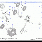 CHIEFTAIN STANDARD 111 (N21TCBAA) Engine, piston and crankshaft - n21tcbaa all optio...