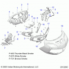 CHALLENGER DARK HORSE (N21LCDRR) Body, fairing asm 1 - n21lcdrr all options (201229...