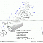 CHIEFTAIN DARK HORSE (N21TCDBB) Body, fairing asm 1 - n21tcdbb all options (200947...