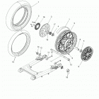 SCOUT BOBBER/BOBBER TWENTY ALL OPTIONS (N21MTA00/MTB00/MTG00/MTH00) Wheel, rear, white wall - n21mtg00  /  mth00  all ...