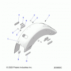 SCOUT SIXTY ALL OPTIONS (N21MSA11/MSB11) Body, fender, rear - n21msa11  /  msb11 all option...