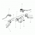 SCOUT BOBBER SIXTY ALL OPTIONS (N20MTA11/MTB11) Steering, handlebar assembly - n20mta11  /  mtb11 ...