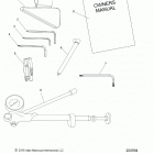 CHALLENGER DARK HORSE (N20LCDRR) Tools, tool kit - n20tedaa all options (200594)