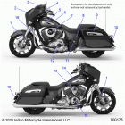 CHIEFTAIN ELITE (N21TCEBB) Body, emblems  /  decals - n21tcebb all options (9...