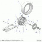 CHIEFTAIN ELITE (N21TCEBB) Wheel, rear - n21tcebb all options (200822c)