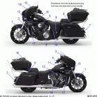 ROADMASTER DARK HORSE (N21TKDBB) Body, emblems  /  decals - n21tkdbb all options (9...