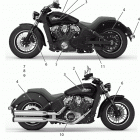 SCOUT 1200 ALL OPTIONS (N21MSA00/MSB00) Body, emblems  /  decals - n21msa00  /  msb00 all ...