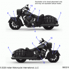 CHIEF VINTAGE DARK HORSE 111 (N21TVDAA/TVDCA) Body, emblems  /  decals - n21tvdaa  /  n21tvdca a...