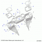 CHIEFTAIN STANDARD 111 (N21TCBAA) Body, fairing asm 4 - n21tcbaa all options (201030...