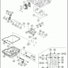 2020 790 ADVENTURE ENGINE Масляная система