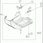 2019 690 ENDURO R CHASSIS Зажита двигателя