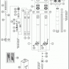 2019 690 ENDURO R CHASSIS Передняя вилка