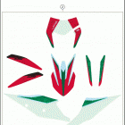 2020 300 XC-W TPI SIX DAYS CHASSIS Наклейки