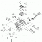2020 390 ADV WHITE CHASSIS Воздушный фильтр