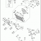 2020 390 DUKE ENGINE Система охлаждения