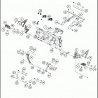 2020 390 ADV WHITE CHASSIS Рама