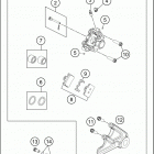 2019 85 SX 19_16 CHASSIS Задний суппорт
