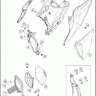 2020 450 EXC-F CHASSIS Воздушный фильтр