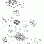 2020 790 ADVENTURE ENGINE Головка цилиндров