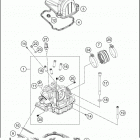 2020 450 EXC-F ENGINE Головка цилиндров