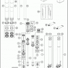 2020 250 SX CHASSIS Передняя вилка