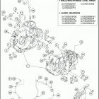 2020 690 SMC R ENGINE Картер двигателя